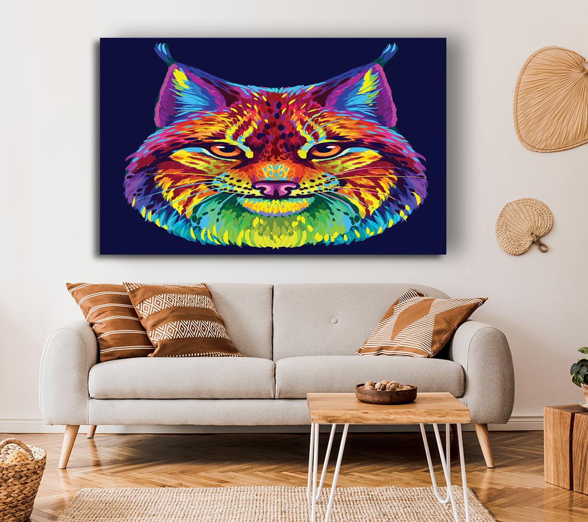 Vibrant Lynx Cat