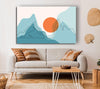 The Sun And Mountain Scene