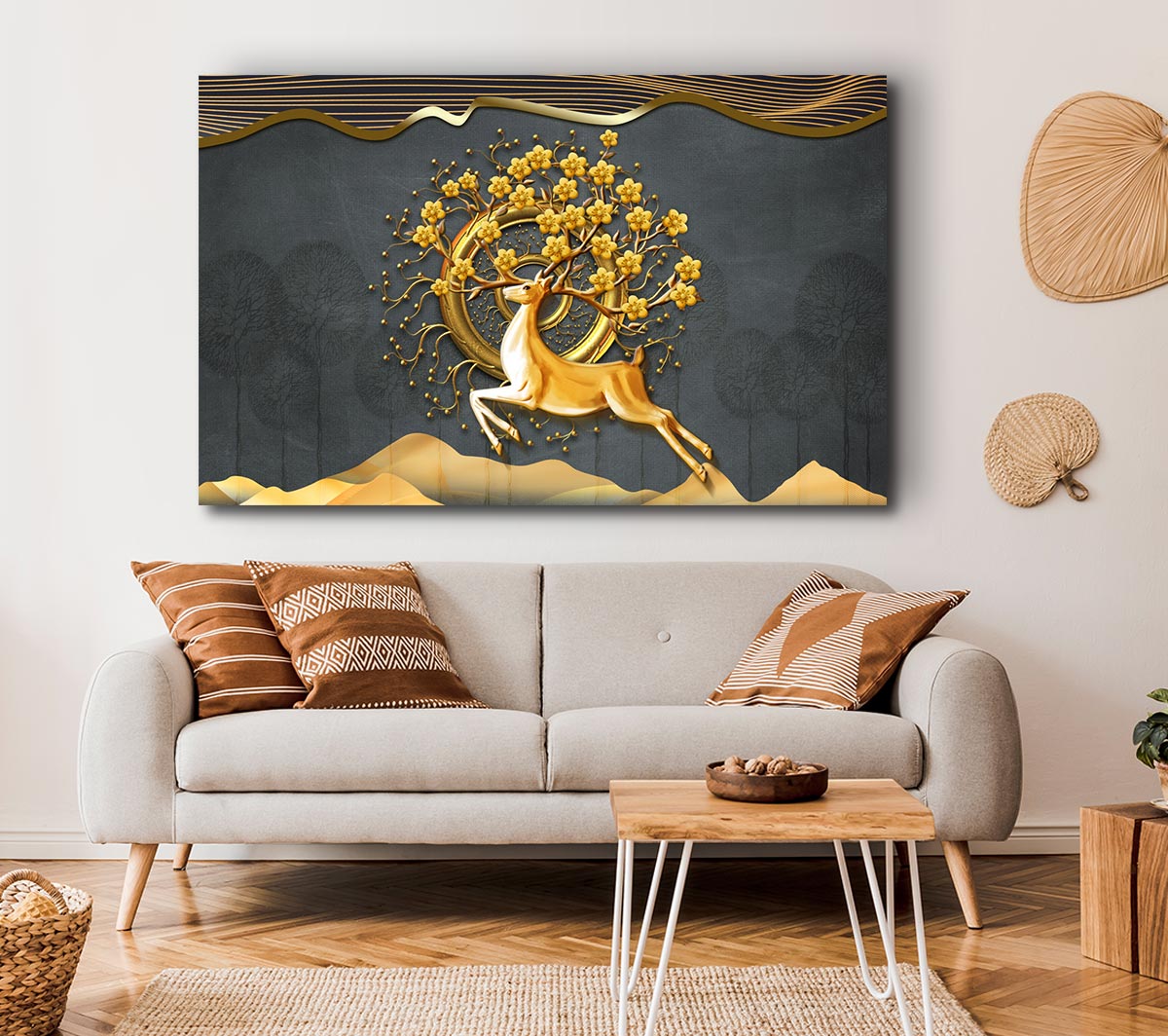 The Gold Flower Stag Tree