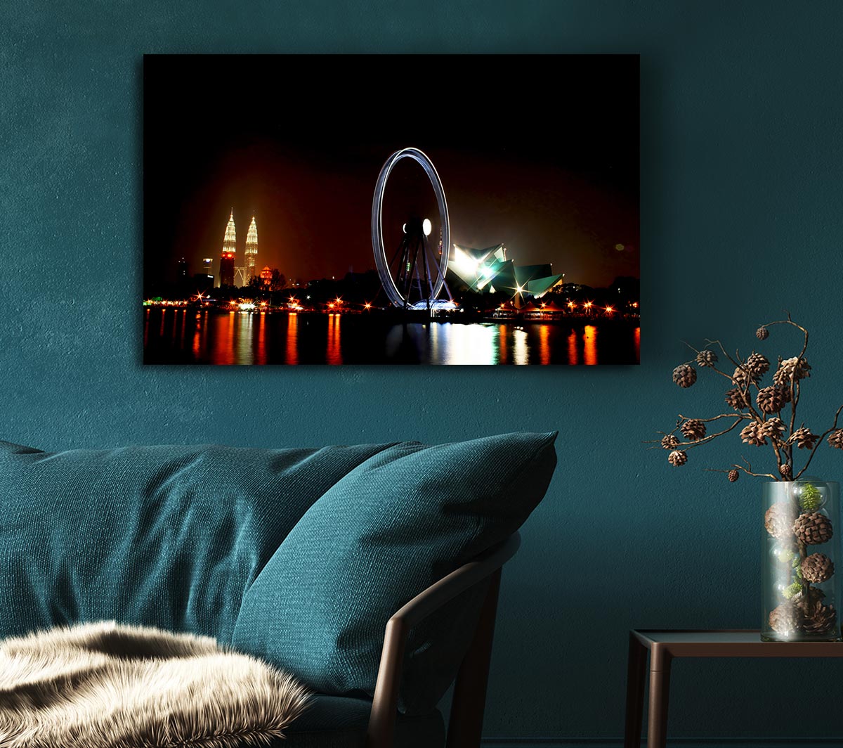 London Eye Over The Thames