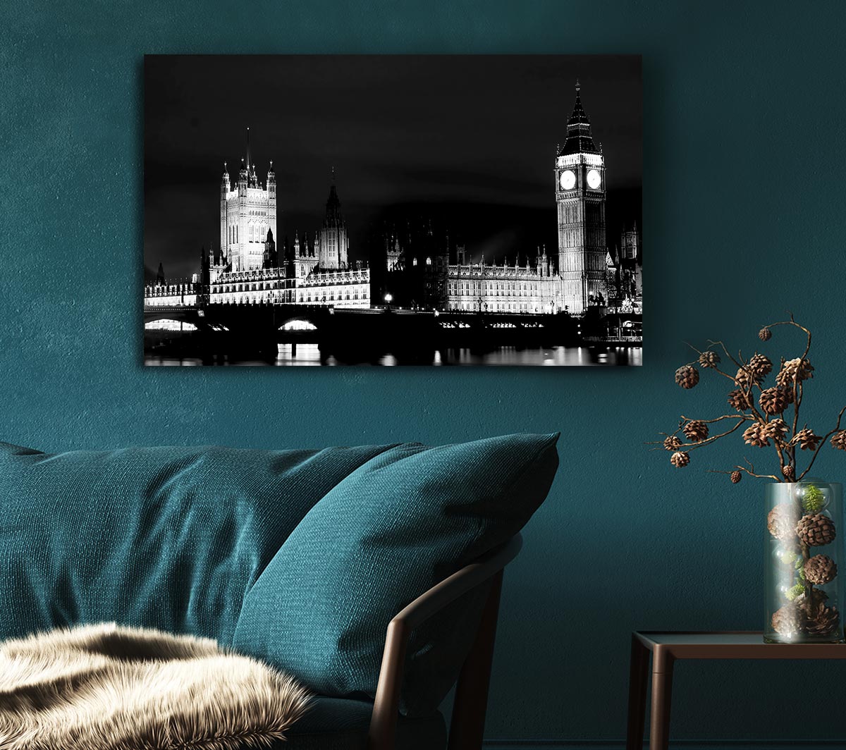 London Houses Of Parliament Dark Nights