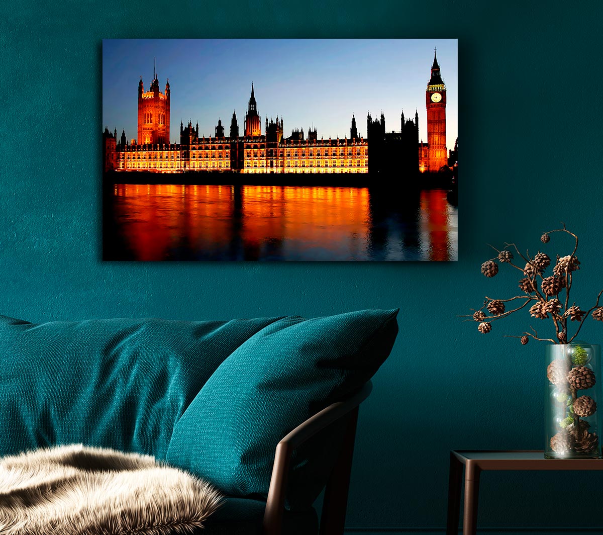 London Houses Of Parliament Reflections