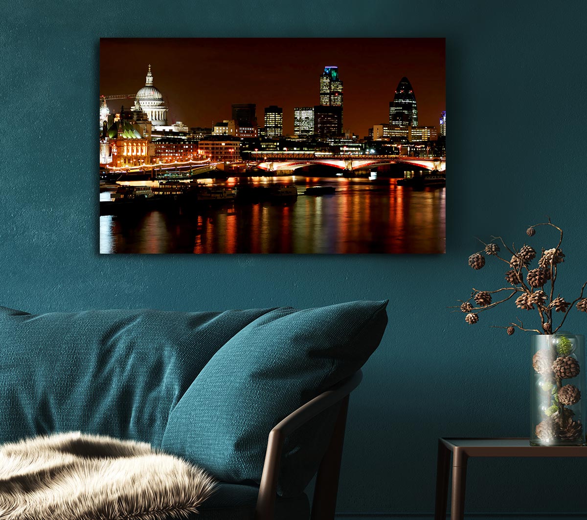 London Thames Night Lights