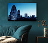 London The Gherkin Blue Cast