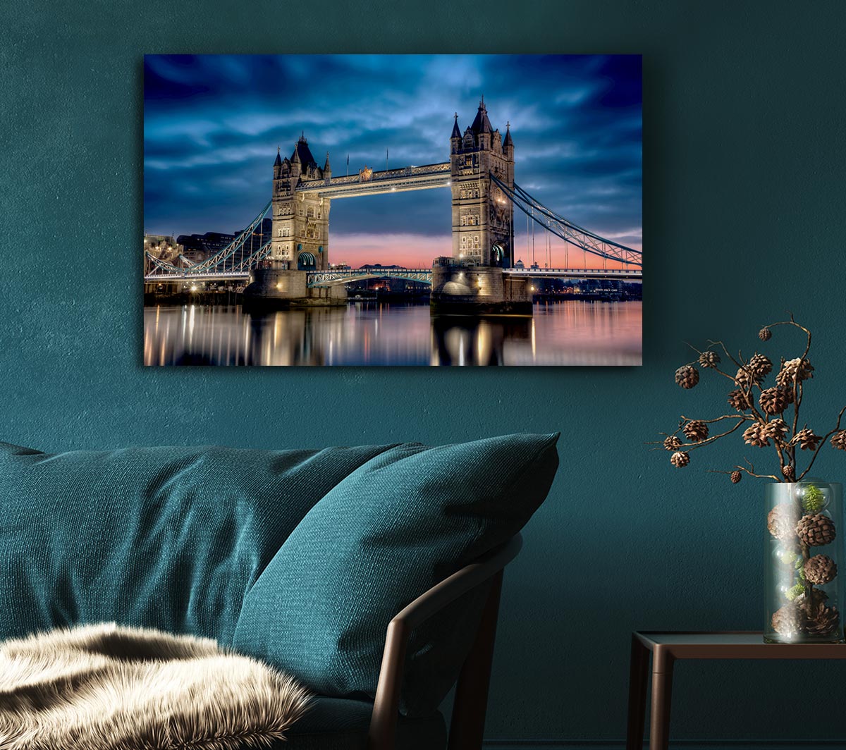 London Tower Bridge At Dusk