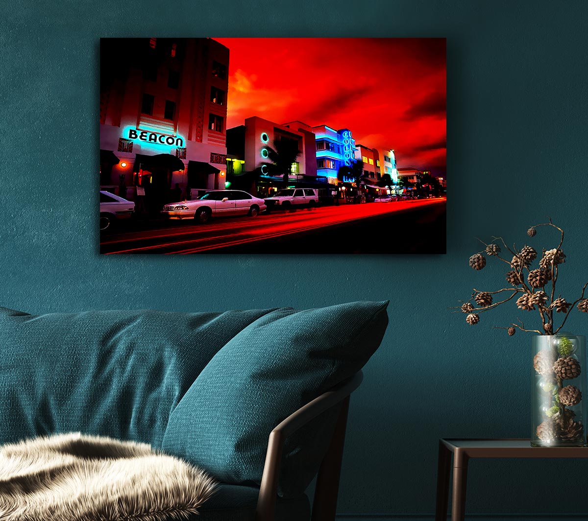 Los Angeles Red Glow