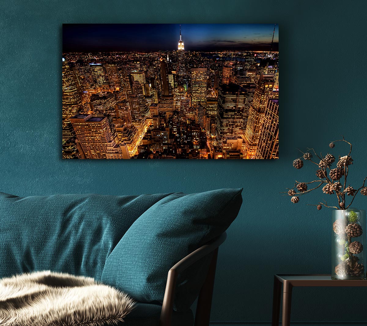 Manhattan Night Life Glow