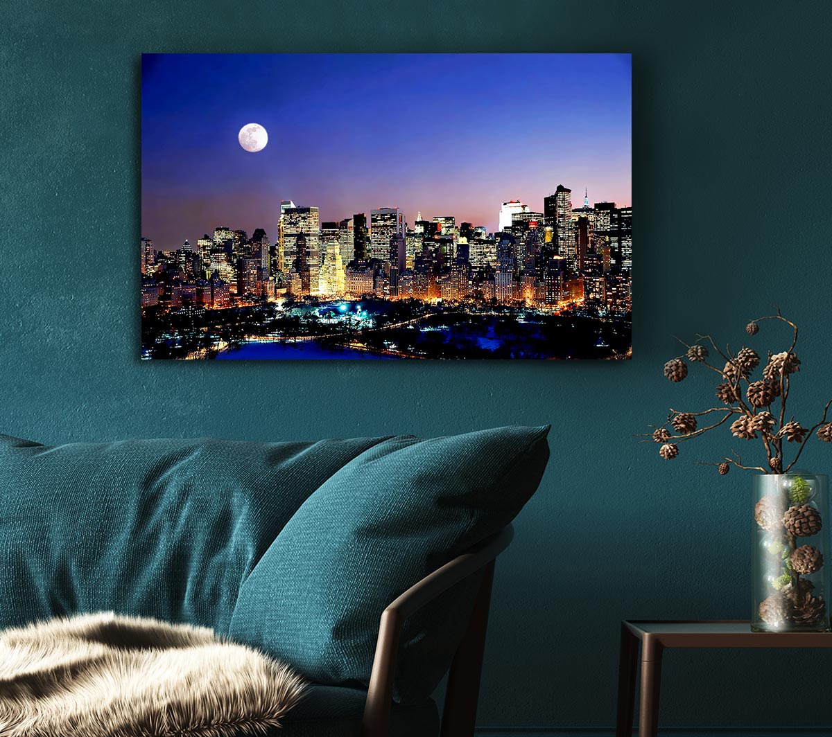 Moon Over Manhattan