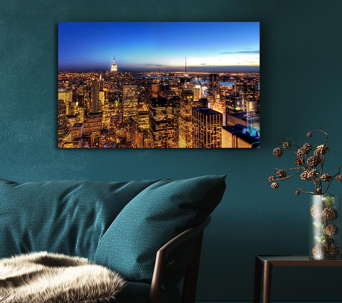 New York At Dusk