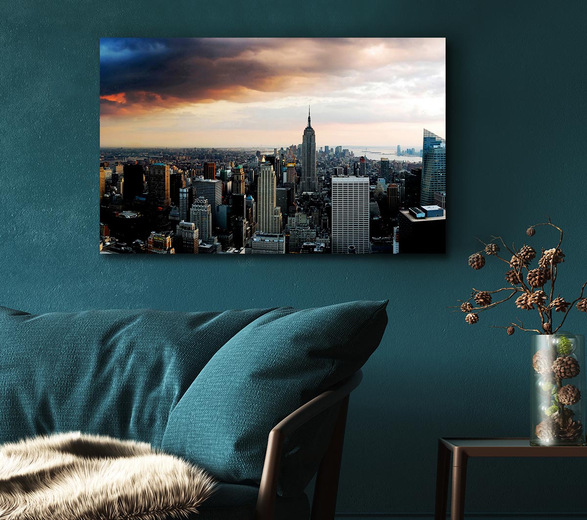 New York City As The Sun Comes Up