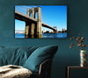 New York City Brooklyn Bridge By Day