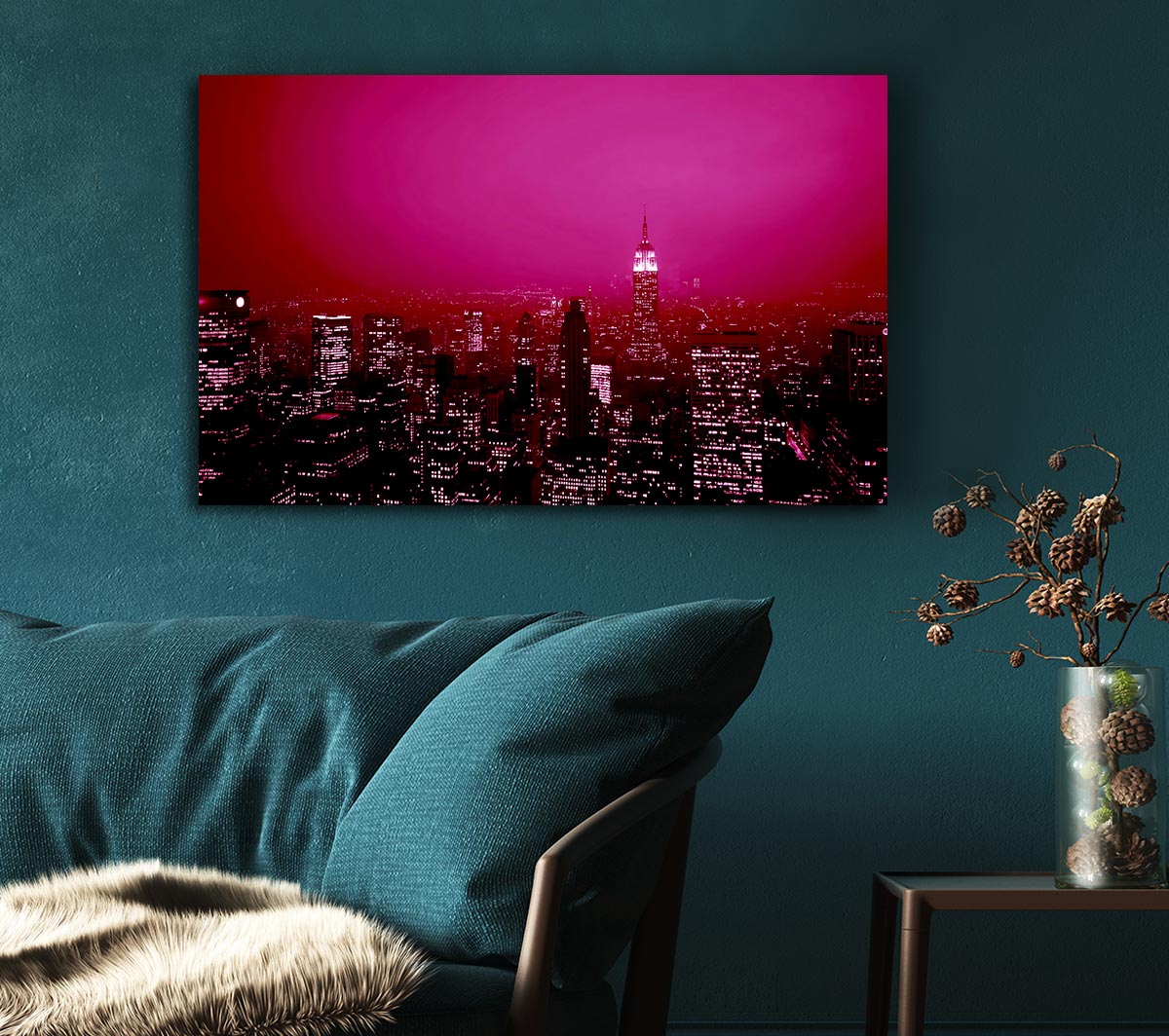 New York City Pink Skies