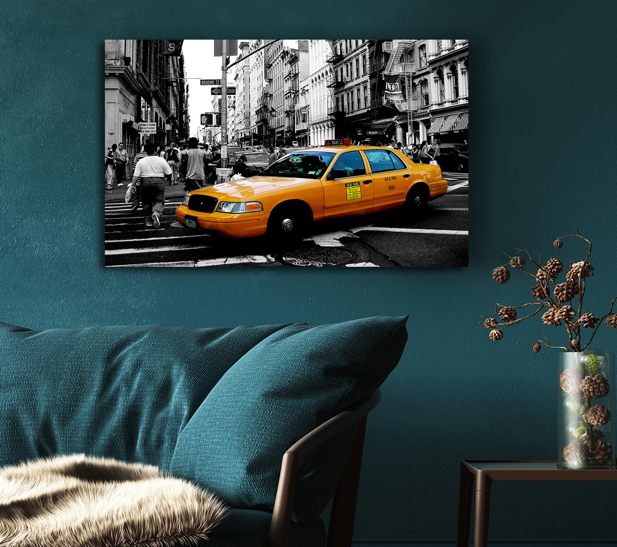 New York City Yellow Cab Crossing