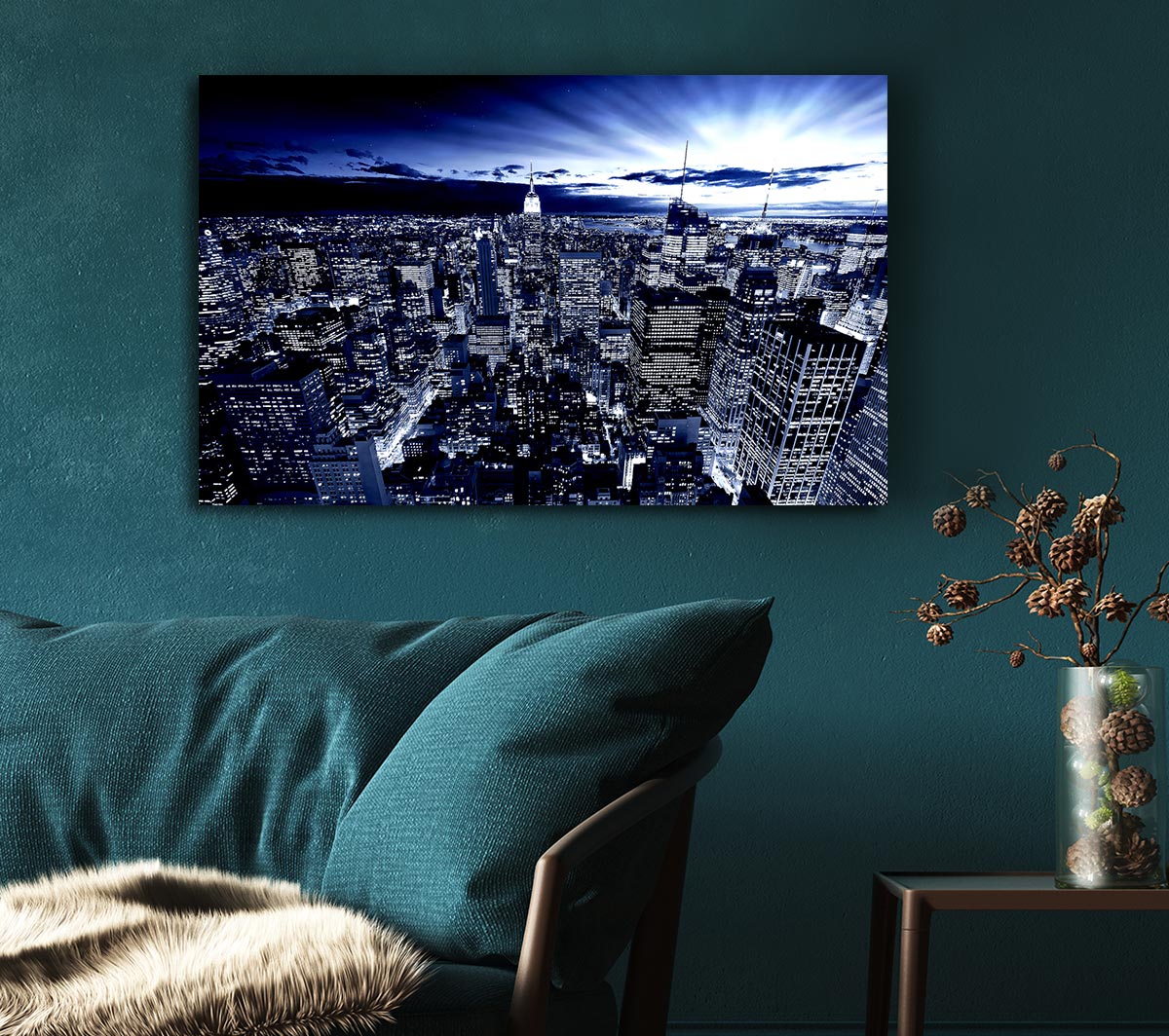 New York In Blue