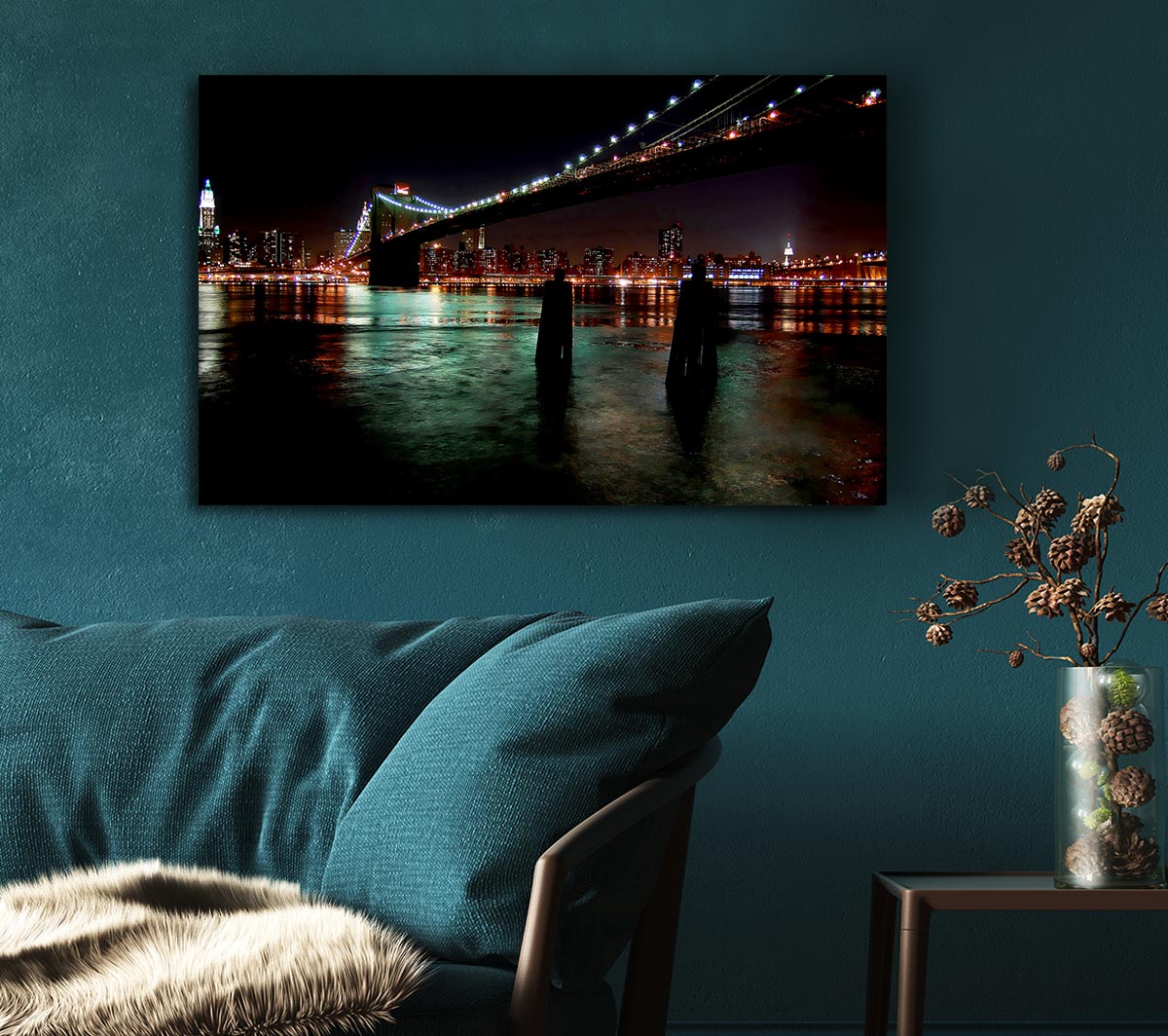 New York View From The Waters Edge