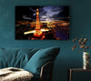 Paris Eiffel Tower Golden Night Glow