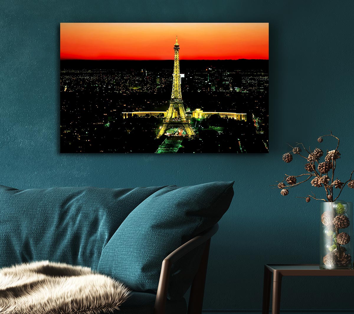 Paris Eiffel Tower Golden Nights