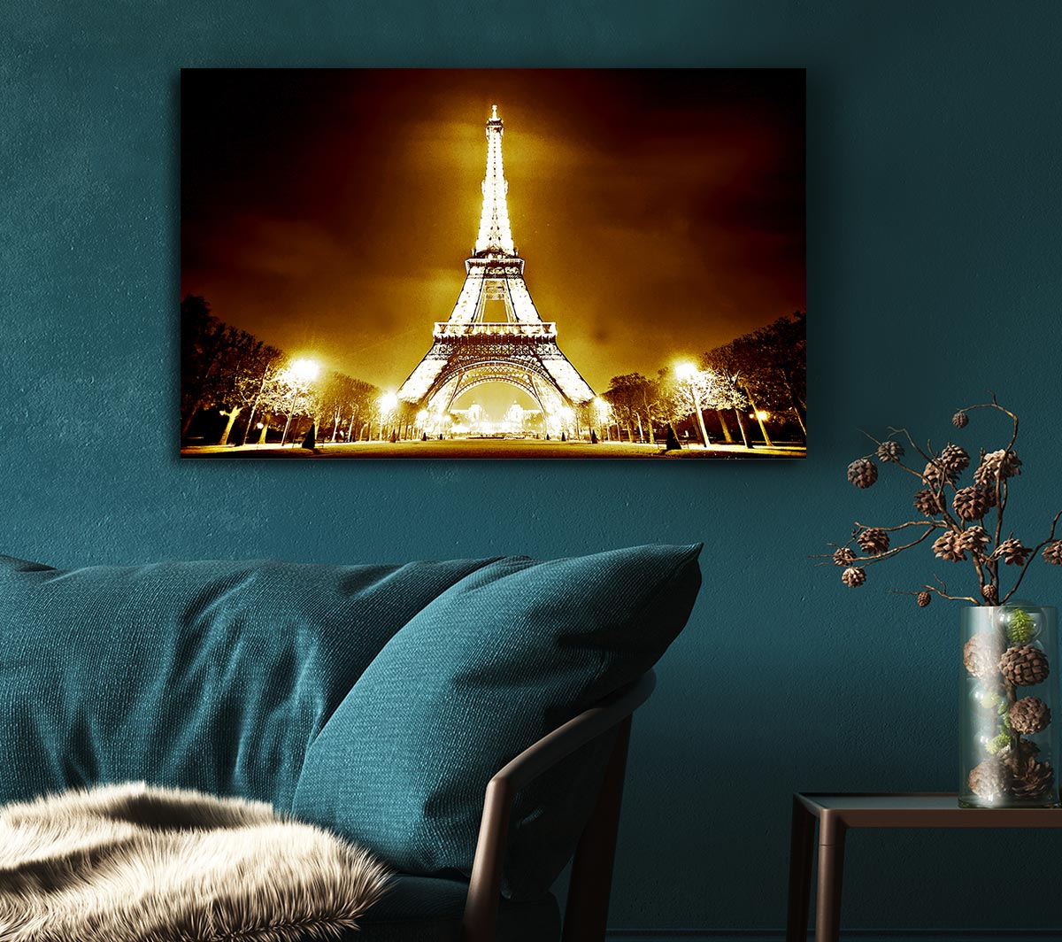 Paris Eiffel Tower Retro