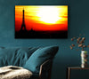 Paris Eiffel Tower Sun Blaze