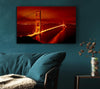 San Francisco Golden Gate Bridge Red Glow