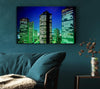 Skyscrapers Green Hue