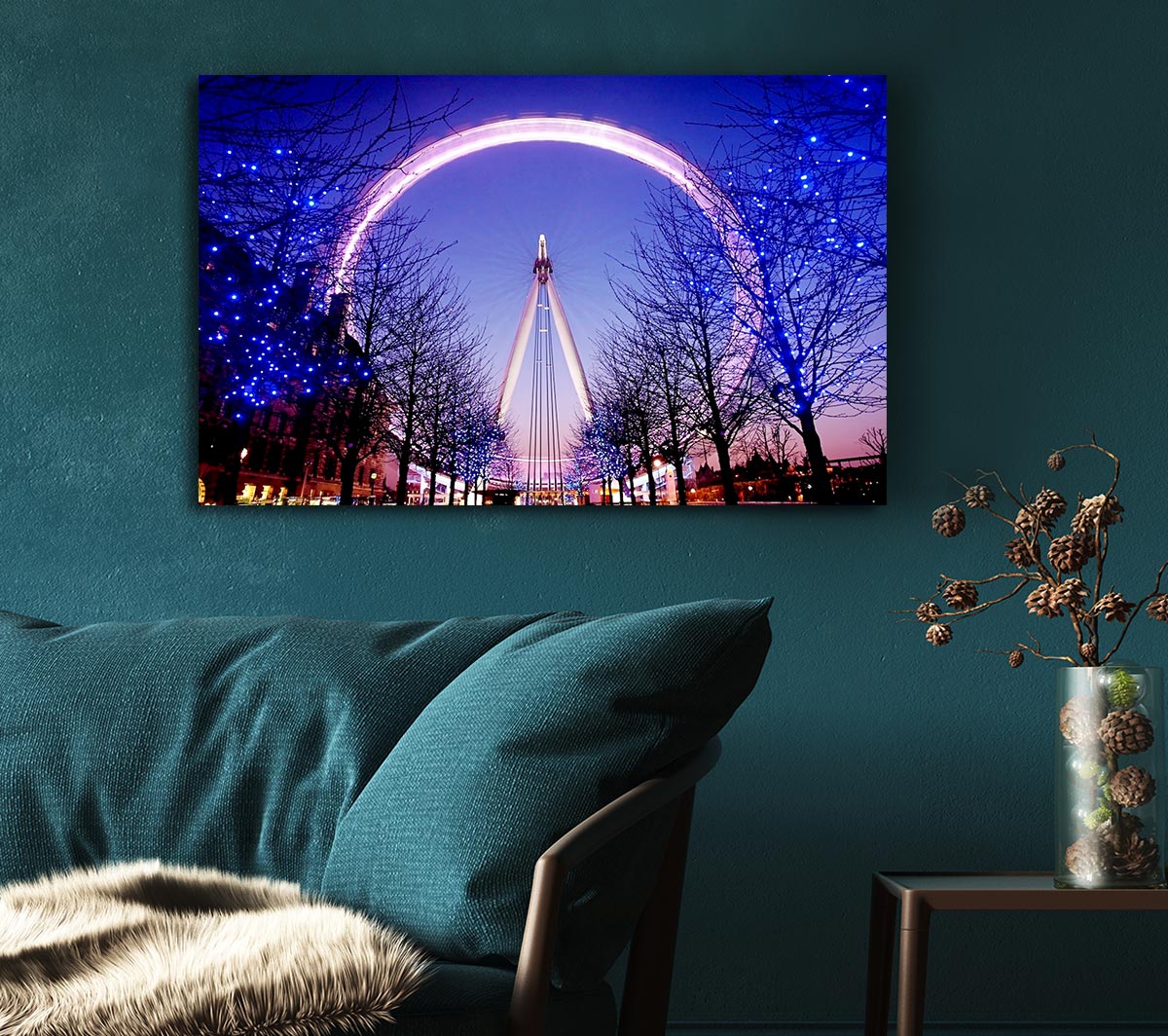 The London Eye At Dusk