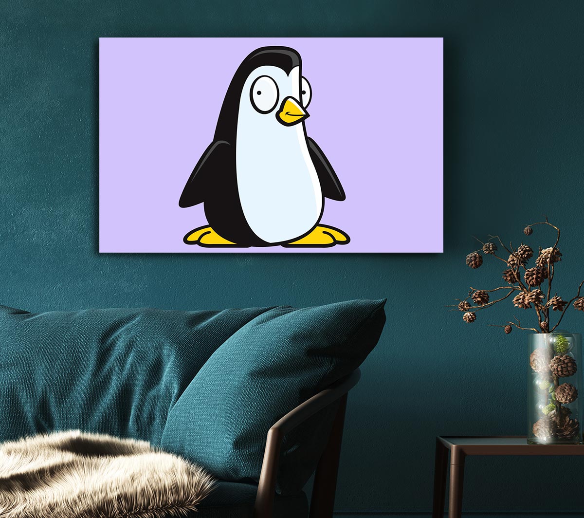 Funny Penguin Lilac