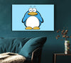 Funny Penquin Standing Baby Blue