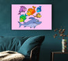 Shark And Fish Pink