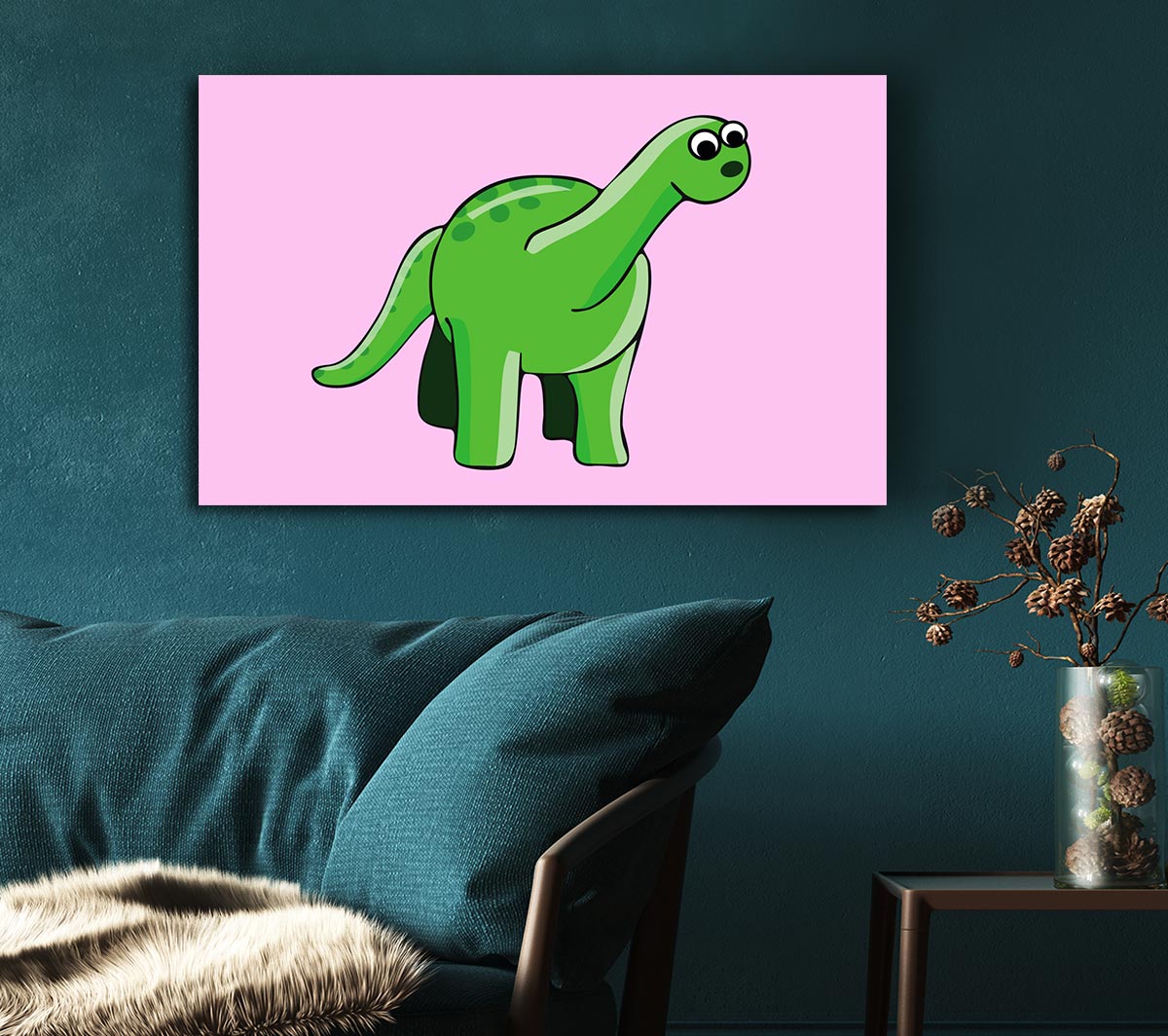 Suprised Dinosaur Pink