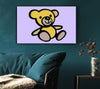 Teddy Bear Cartoon Lilac