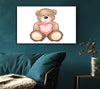 Teddy Bear Love Heart White