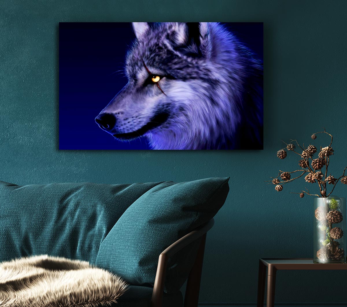 Blue Wolf Eye