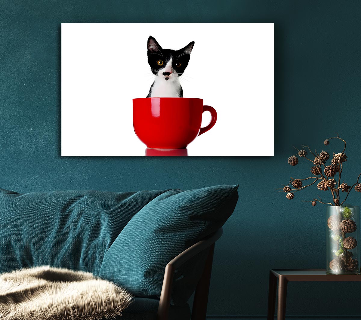 Cat In A Tea Cup