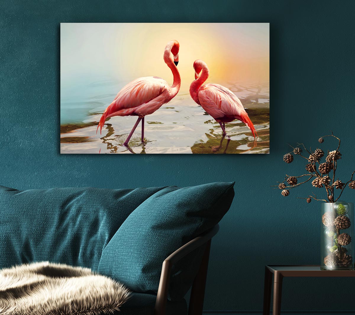 Flamingo Sunset