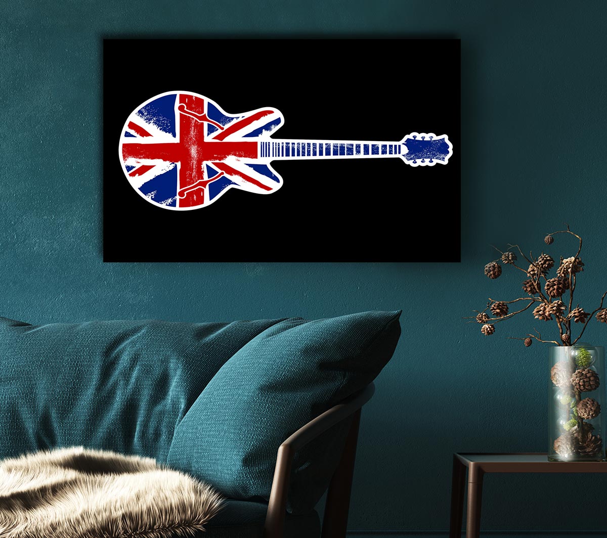 Guitar British Flag