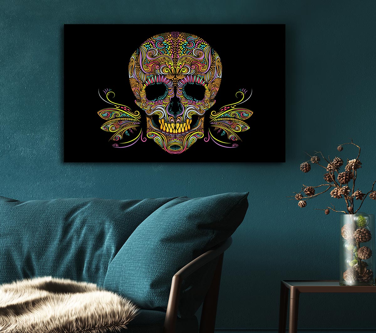 Colourful Mexican Skull