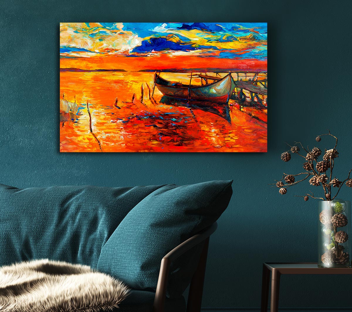 Fire Orange Waters