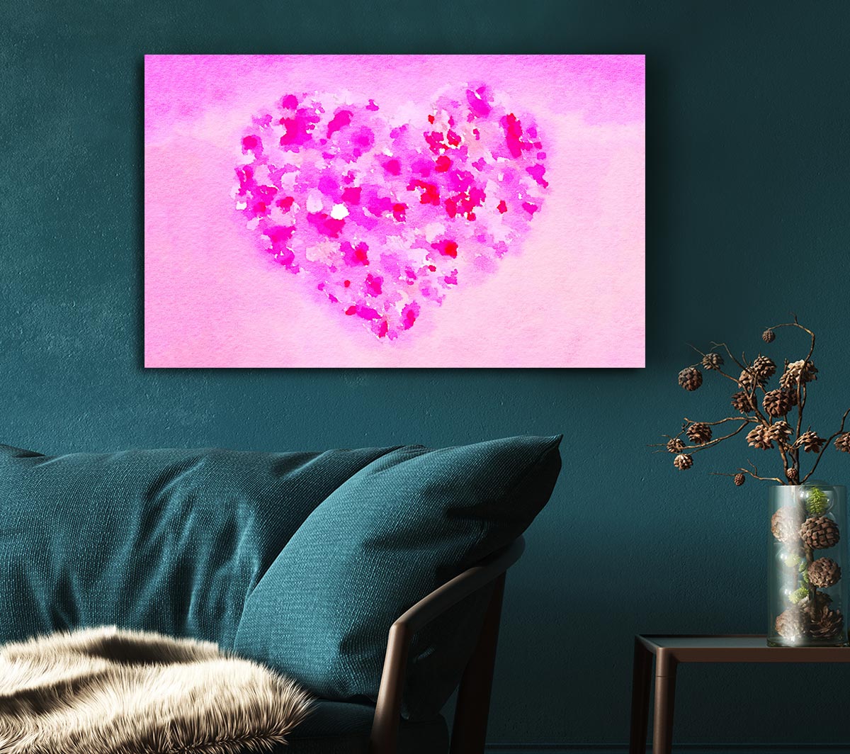 Love Heart Of Petals