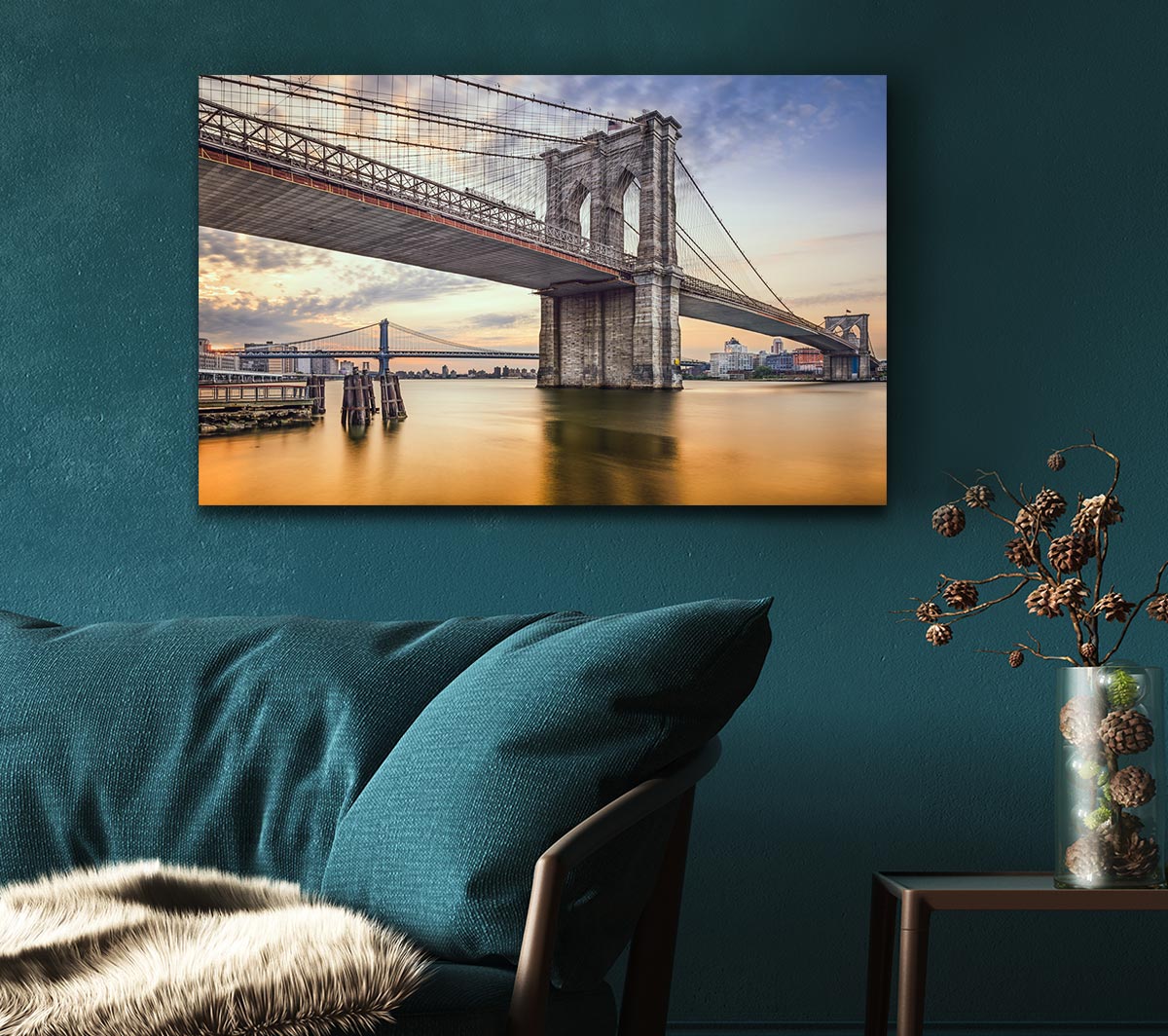 New york bridge orange river