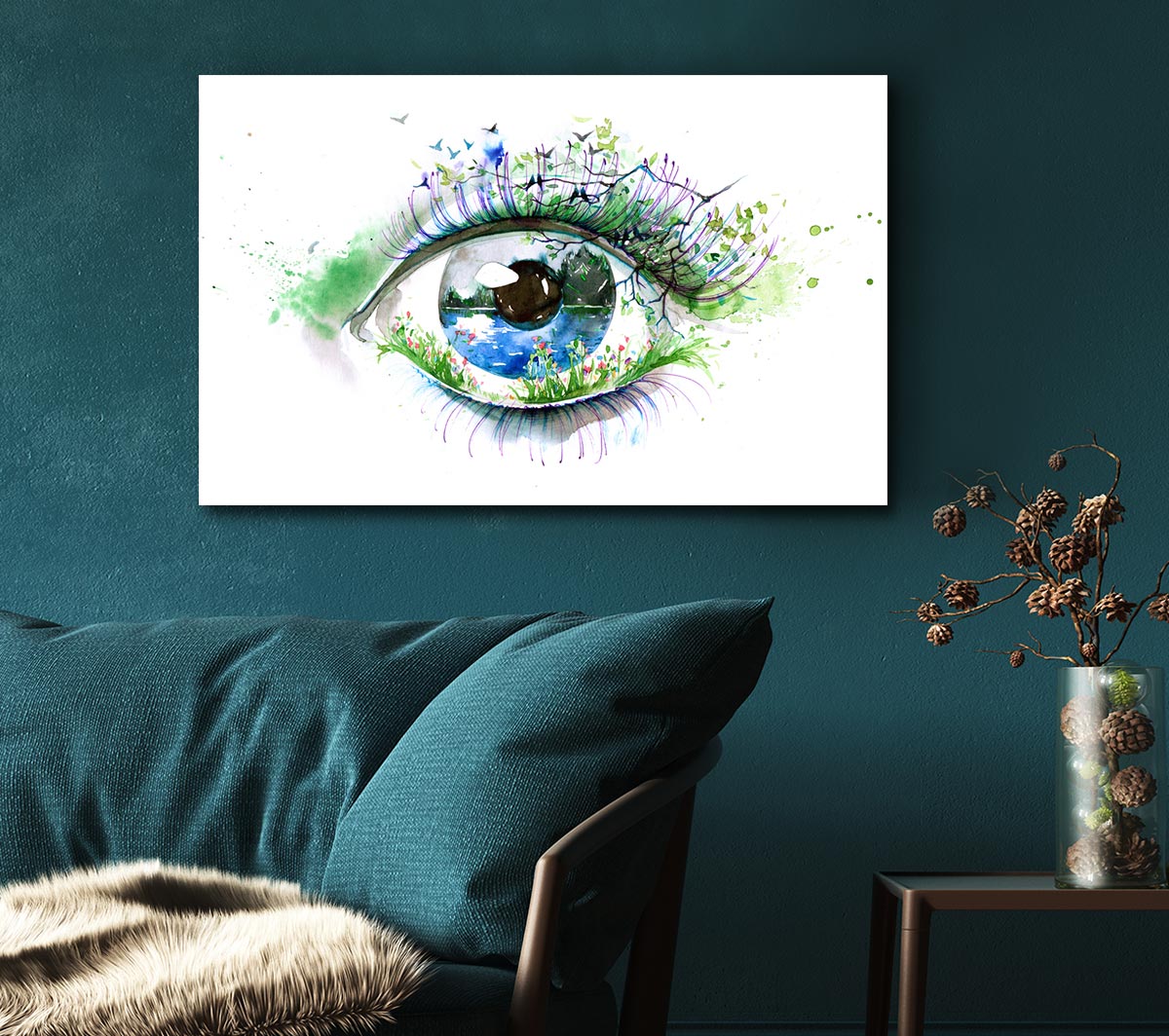 Watercolour Nature Eye