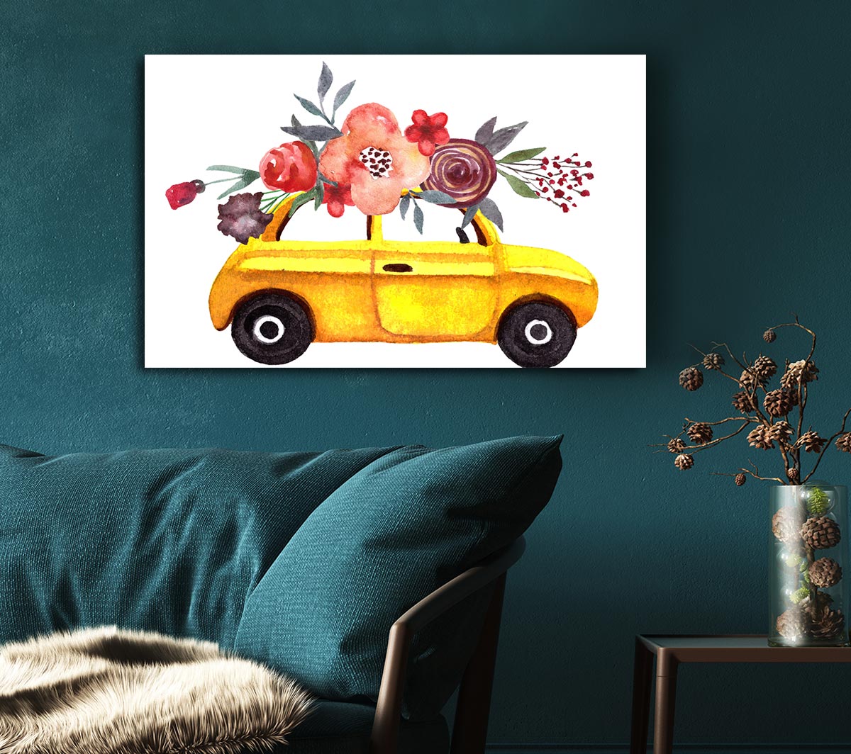 Cut Floral Car