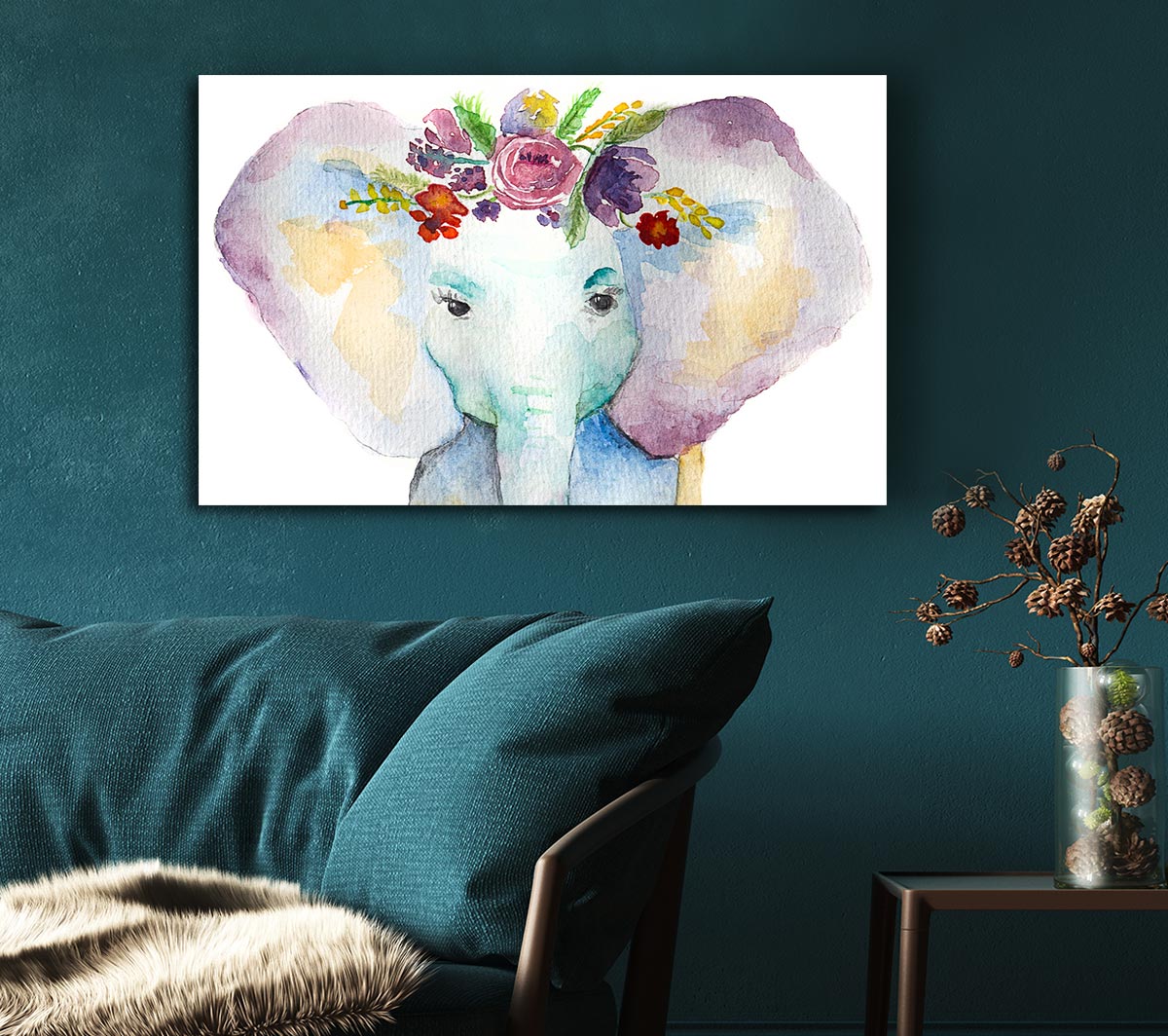 Floral Elephant