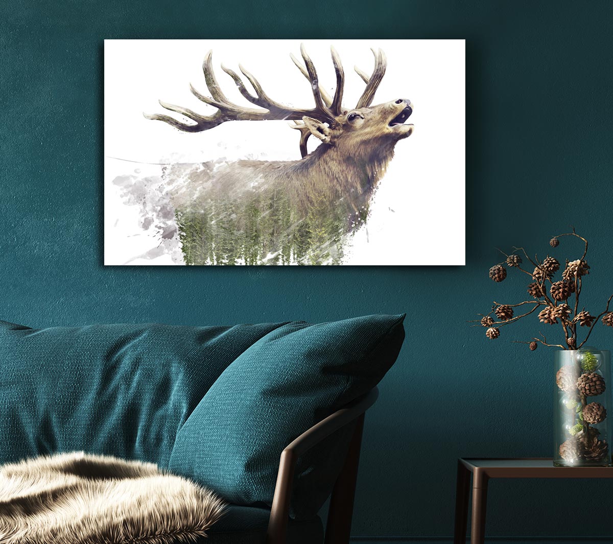 Double Exposure Stag