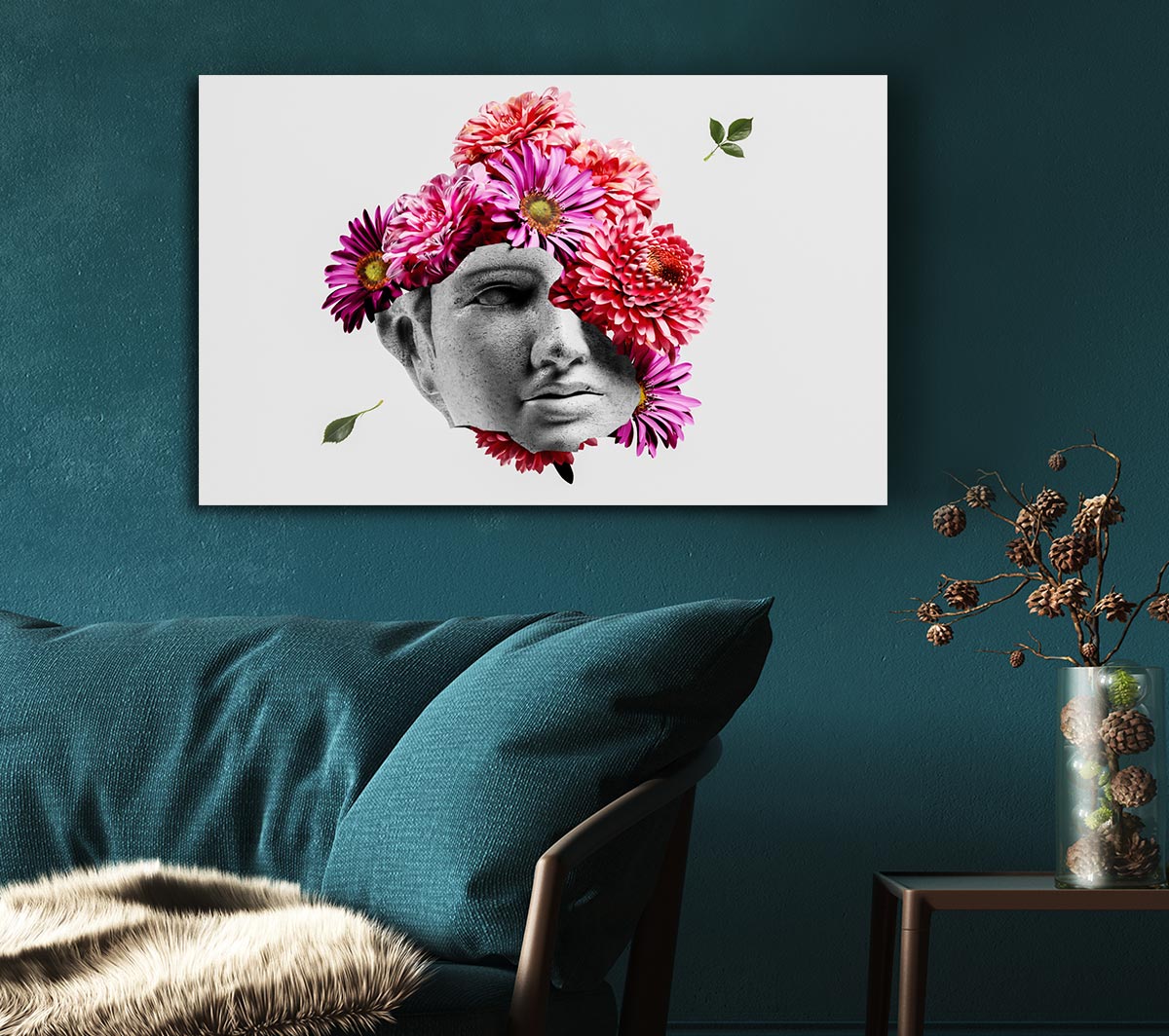 Floral Greek Face
