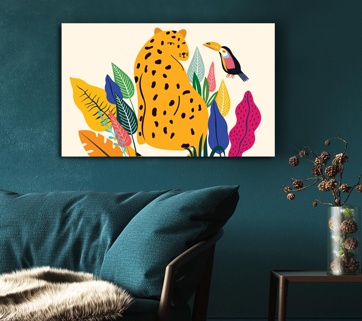 Mid Century Leopard