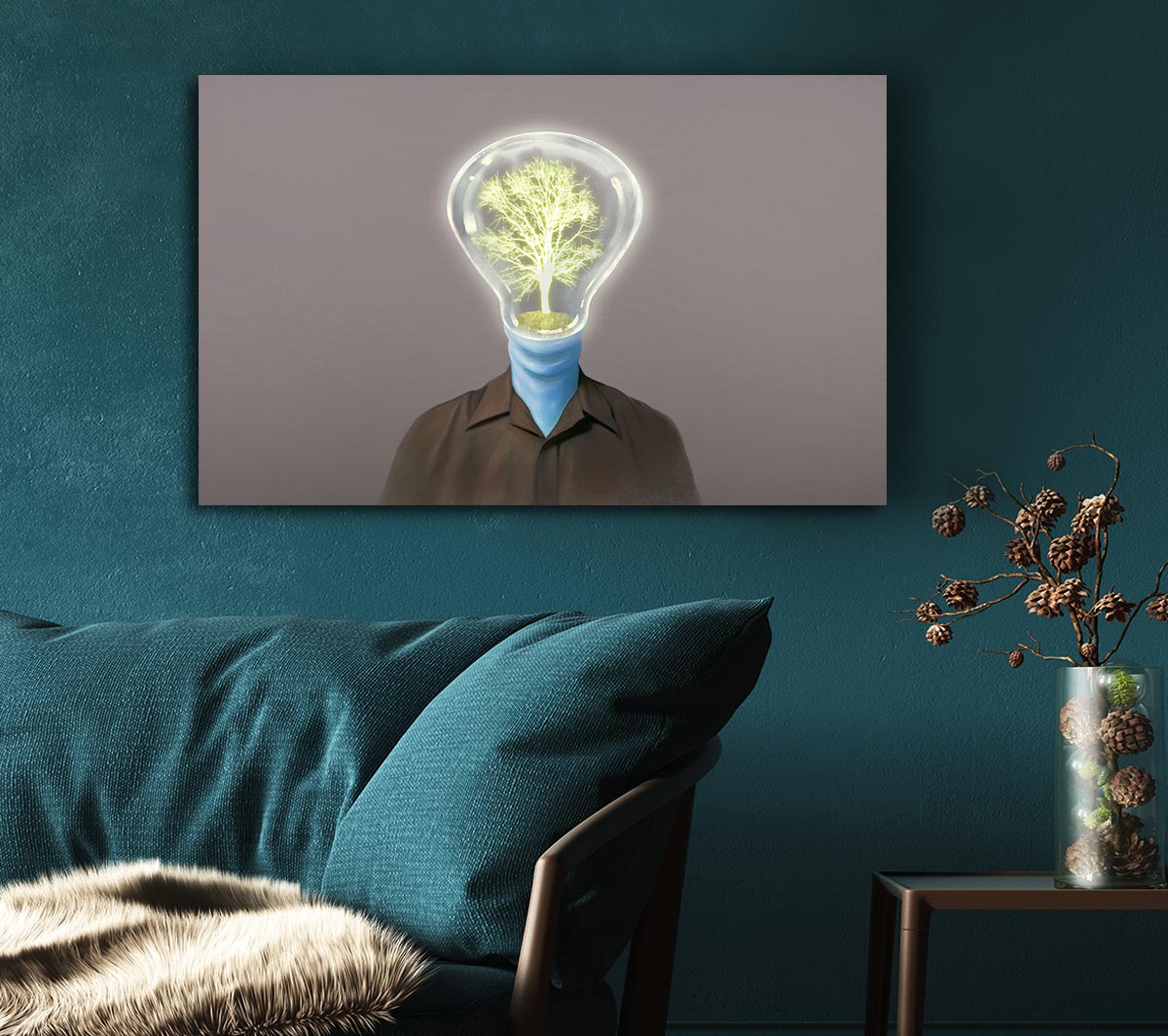 Light Bulb Head