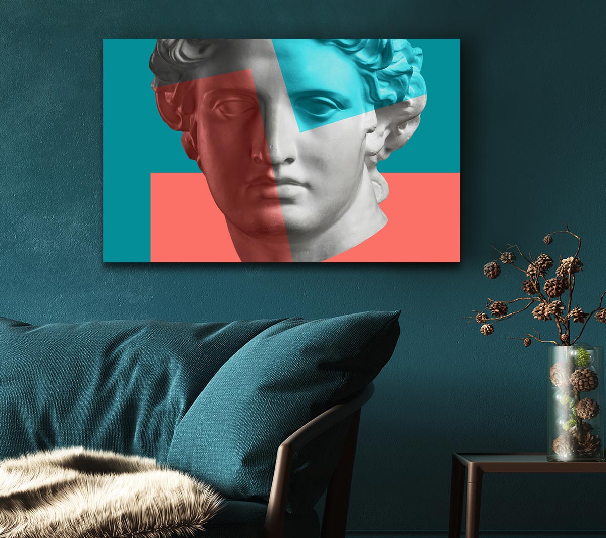 Greek Head Of Colour