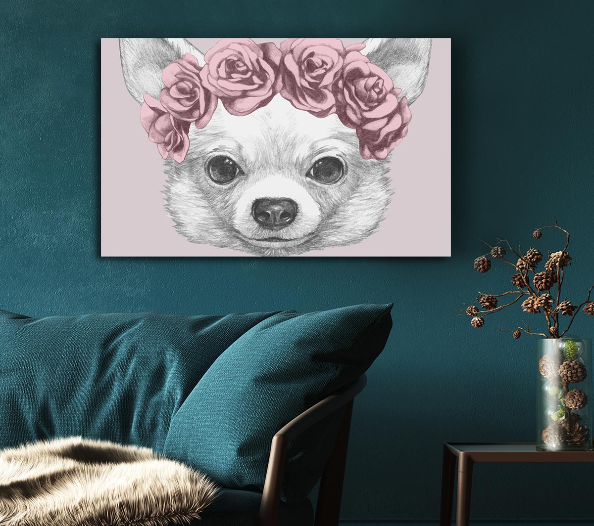 Flower Head Chihuahua