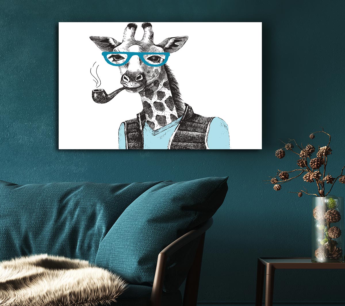 The Giraffe With Glasses